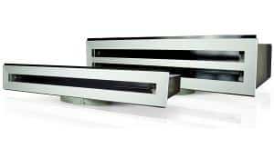 Fantech LSD225-600W, LSD Series Exhaust Fan Grille, Linear Slot Grille, Louvre, Ceiling Mount, Rectangular, Suit 150mm Duct, 553mm x 126mm, White