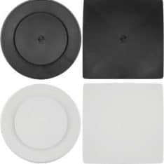 Fantech RESPG8-RNBK, Round Exhaust Grille, 8Inch, to suit Rapid Response Exhaust fan RESPF8, Black