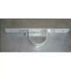 Federal Sheetmetal PS100 Pole Saddle, 100mm, Galvanised Steel, Suitable for 100mm Service Pole, Sold Each, Mounting Box, Metric