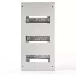 FES Australia Electrical DK-24 24 Way DIN Kit, Galvanised Steel, 3 Openings, 223mm Width x 448mm Height, Quick Install for Meter Boards, Galvanised Finish