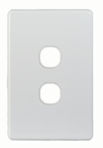 Trader PUSWPV2G Puma Switch Plate Vertical 2 Gang (Empty)