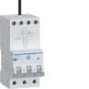 Hager RCBO Electronic 3M 3P+N 10kA C-50A 30mA A