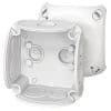 Hensel DK0100G Adaptable Box, Polypropylene, IP66, Integrated Elastic Membranes, Without terminals, 84mm X 84mm X 55mm, Grey
