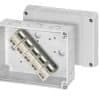 Hensel KM9105 Adaptable Box, Thermoplastic, IP65, With Knockouts, With Terminals, 167mm X 125mm X 82mm, Grey
