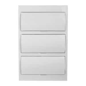 Legrand HLC36S HPM Load Centre Enclosure, Surface Mounted, 36 Module, IP40, 100mm Length x 305mm Width x 473mm Height, Includes Earth and Neutral Bars, White