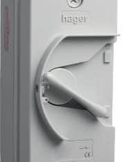 Hager JG263IN W/P, Isolator, 2 Pole, 63A, IP66, Grey