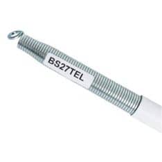 IPD BS27TEL Bending Spring, 20mm x 800mm, Steel, Light Duty Conduit, Corrosion Resistant, Electroplated Finish, Silver
