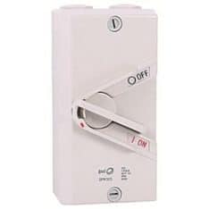 IPD IPW351, Weatherproof Isolator, 1P, 35A, IP66, Grey