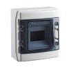 IPD LC6P1X6-65 IDE Load Centre, IP65 Rated, Surface Mount, 6 Modules, Transparent Door, 125A, 1500VDC, Plastic Enclosure, Light Grey
