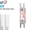 IPD NIT10 Fuse Cartridge Fuse Link HRC Off-set Tags 2-hole Fixing, NIT 10 Amp 14.1mm x 44.5mm Fixing Centres, 550 VAC