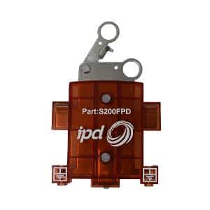 IPD S200FPD S200 Range MCB Fixed Padlock Device, Compatible with S200 MCB and RCBO, Secure Locking Mechanism, Durable Design, Black Finish
