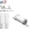 IPD TIA20L Fuse Cartridge Fuse Link HRC Bolt-In Offset Tag, TIA 20 Amp 23mm x 73mm Fixing Centres, 415VAC