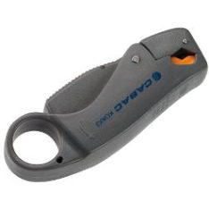 Cabac KOAX3 Coax 3 Blade Stripper, 3-Step (3-Blade) Adjustable COAX Stripper for RG58, RG59 and RG6, Strip Length is Adjustable from 6mm-8mm
