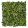 100x100cm Artificial Hedge Tile - Tropical Bliss