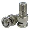 Matchmaster 08MM-B2 Coaxial Adaptor, ‘F’ Female to BNC Male Adaptor (20 Pack), Used to convert BNC female connectors to ‘F’ female