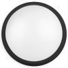 Mercator 9312699151484 Fletcher II Round LED Bunker Light, 10W, IP65, 900lm, 240V, 214mm Diameter, CCT Switch 3000K/4000K/6500K, Black & White Finish