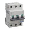 NHP DTCB10332D DIN-T MCB, Miniature Circuit Breaker, 3 Pole, 32A, 10kA Breaking Capacity, D Curve, DIN Rail Mount, 415V, IP40, 76mm x 54mm x 86mm, White