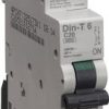 NHP DTCB6132C Din-T Series Miniature Circuit Breaker, MCB, 1 Pole, 32A, 240V, C Curve, 6KA, Din Rail Mount, 1 Module