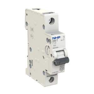 NHP DTM6120C DIN-T Miniature Circuit Breaker MCB 6kA 1 Pole 20A C Curve