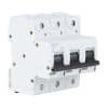NHP DTMH3100C DIN-T MCB, Miniature Circuit Breaker, 3 Pole, 100A, C Curve, 50kA, 415V, 90mm x 81mm x 100mm, IP40, Compact Design