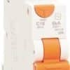 NHP M6RCBD2530CAN Mod6 Series RCBO, Type A, C Curve, 1 Pole, 1P+N, 240V, 25A, 30mA, 6KA, Din Rail Mount, 1 Module