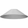 PDL 49 Conical Light Shade, Lamp Holder, 240mm, 150W Max, White