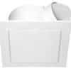 Ventair ABG200WH-SQ Airbus 200 Series Exhaust Fan Grille, Square, Suit PVPX200 Airbus Modular, 272mm x 272mm, White