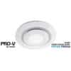 Ventair ABGLED250WH-RD Airbus 250 Exhaust Fan Grille, Round with Centre LED Light, Suit PVPX225 or PVPX250 Airbus Modular, 326mm O/D, White