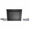 Ventair ABG200BL-SQ Airbus 200 Exhaust Fan Grille, Square, Suit PVPX200 Airbus Modular, 272mm x 272mm, Black