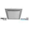 Ventair ABG250SS-SQ Airbus 250 Exhaust Fan Grille, Square, Suit PVPX225 or PVPX250 Airbus Modular, 326mm x 326mm, Silver