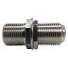 Matchmaster DA-A5FNH Coaxial Adaptor, 'F' Female to 'F' Female Adaptor with Nuts and Washers (20 Pack), Used to join two coaxial cables with 'F' type fittings or create an 'F' type outlet