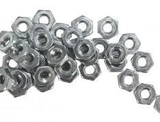 Alco SHN532 Nut Hex Imperial Zinc Plated Steel, 5/32", Pack of 200