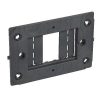 Legrand 3245065719208 Arteor Range Horizontal Grid Plate, 3 Modules, Screw Mount, Plastic, 84mm Mounting Centres, Dark Grey Finish, 115mm x 79mm x 9mm