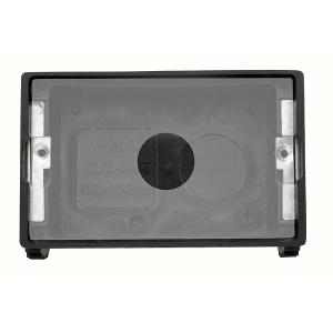 Legrand 429R HPM Recessed Wall Box, Standard Mounting Wiring Devices, 97mm x 60mm x 45mm, Durable, Sliding Nuts, Black