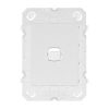 Legrand 770 Arteor Rocker Switch, 1 Gang Vertical, 16A, 240VAC, Flush Mount, Screw Terminal, Plastic, Brilliant Finish, White
