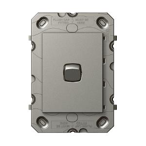 Legrand AR770/1MGN, Arteor 770 series - Vertical rocker switch - Single Pole Double Throw 1 gang 2 way 16A 240V a.c. magnesium