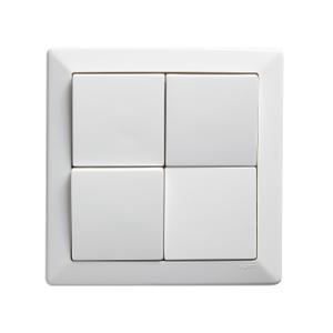 Legrand CM940/3WE, Como - Vertical switch 3 gang 10A 240V a.c. white