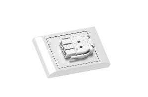 Legrand ED770/1MW Excel Life 1 Gang Switch, 16A Rocker, Vertical, Flush Mount, 240V, Screw Terminal, Matt White Finish