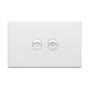 Legrand ED770/2GPLMW, Excel Life 16AX 2 Way Single Pole Double Throw Weatherproof Vertical Rocker Switch 2 Gang Urban Grey