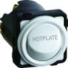 Legrand EM770/32HOTPWE Excel Life EM Series Switch Mech, Rocker Engraved Hot Plate, Single Pole Double Throw, 250V 32A, White Electric